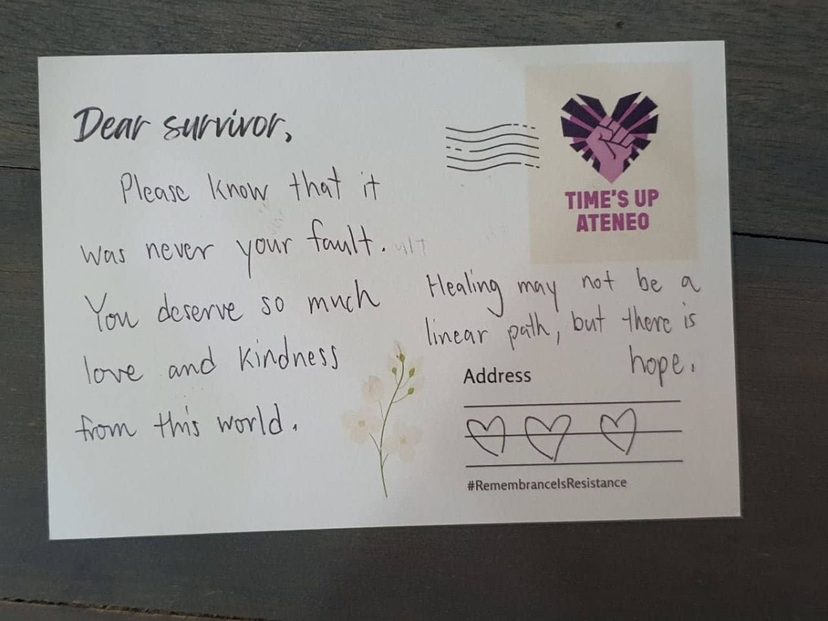 Postcards: Anonymous’ Please know it wasn’t your&nbsp;fault